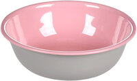 Eet- en drinkpot Nell Rond Lichtgrijs &amp; Roze