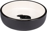 Eet- en drinkpot Cavia Nala Rond Zwart &amp; Wit