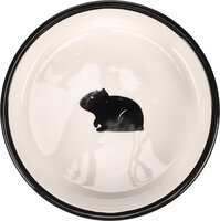 Eet- en drinkpot Cavia Nala Rond Zwart &amp; Wit