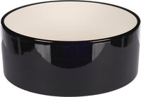 Eet- en drinkpot Rocky Rond Zwart &amp; Wit
