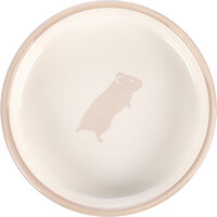 Eet- en drinkpot Cavia Mylo Rond Beige &amp; Wit