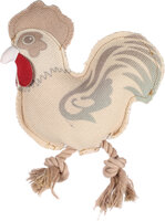 Speelgoed Vacan Haan met touw Beige