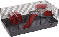 Hamsterkooi Jing Zwart Grijs