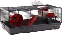 Hamsterkooi Jing Zwart Grijs