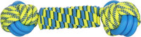 Speelgoed Tofla Knoopbal &amp; Touw Geweven Blauw &amp; Geel