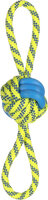 Speelgoed Tofla Trektouw &amp; Knoopbal Blauw &amp; Geel