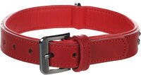 Halsband met sierbeslag Denver Rood