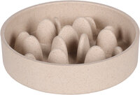 Eetpot Slow feeder Greni Rond Beige