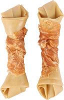 Snack Zero rawhide Geknoopt Been met kip 14cm 60gr / 2 st 120g