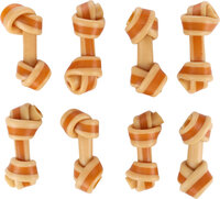 Snack Zero rawhide Geknoopt Been met kip 6cm 18g / 8 st 144g