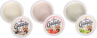 Snack Gelato Ijs met aardbei- &amp; appel- &amp; vanillesmaak