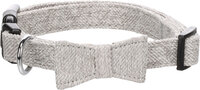 Halsband met strik Nelson Grijs
