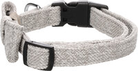 Halsband met strik Nelson Grijs