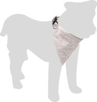 Halsband met bandana Nelson Grijs
