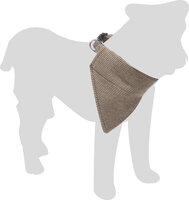Halsband met bandana Herbert Lichtbruin