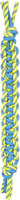 Speelgoed Tofla Touw Geweven Blauw &amp; Geel