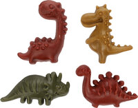 Snack Veggie Dino met aardbei &amp; met ananas &amp; met appel Meerkleurig