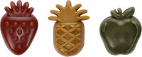 Snack Veggie Fruitmix met aardbei &amp; met ananas &amp; met appel Meerkleurig