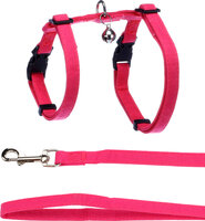 Harnas met looplijn Lomi Fuchsia