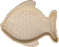 Eet- en drinkpot Fishie Beige