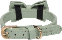 Halsband met strik Nela Muntgroen