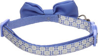 Halsband met strik Casi Blauw