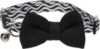 Halsband met strik Kamil Zwart