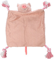 Speelgoed Poppo Varken met touw Roze