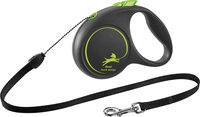 Flexi Rollijn Black Design Koord Zwart Groen