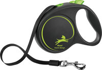 Flexi Rollijn Black Design Band Zwart Groen