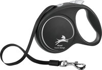 Flexi Rollijn Black Design Band Zwart Zilver