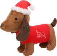 Kerst Speelgoed Tikko Hond Bruin