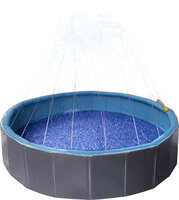Zwembad Sprinkle Rond Blauw &amp; Donkergrijs