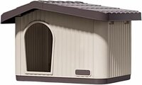 Kunststof knaagdierenhok Dierenverblijf PEDRO 1 Bruin/beige 60x51x41cm