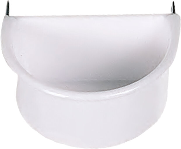 Zaad- en waterbakje Ushi Halfrond Wit