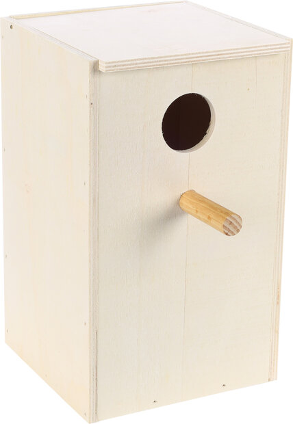 Broednest Verticaal Parkieten - Hout