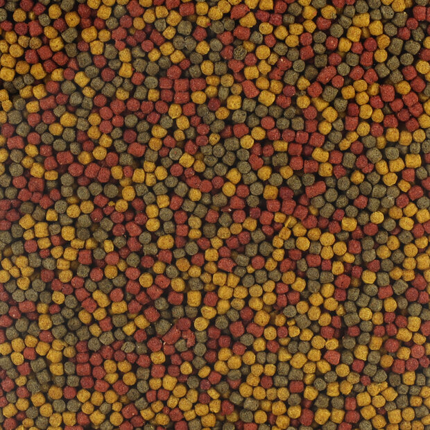 Vijvervoer Beige Groen Rood