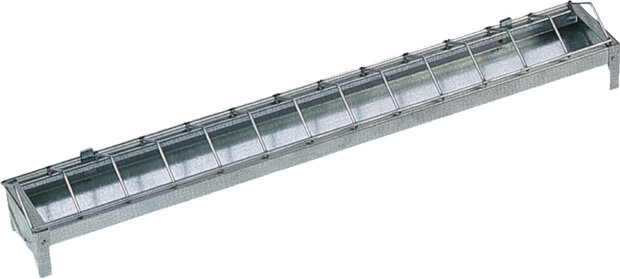 Voederbak Kuiken Herka Rechthoekig Zilver