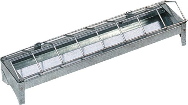 Voederbak Kuiken Herka Rechthoekig Zilver