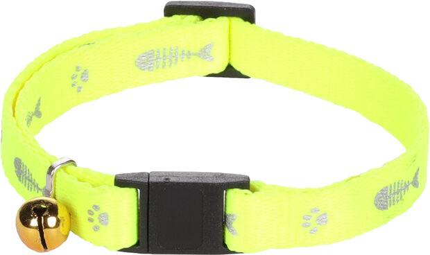 Halsband Ziggi Fluo geel