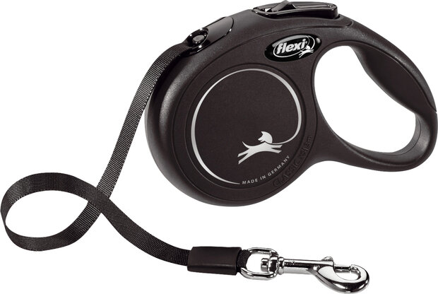 Flexi Rollijn New Classic Band Zwart