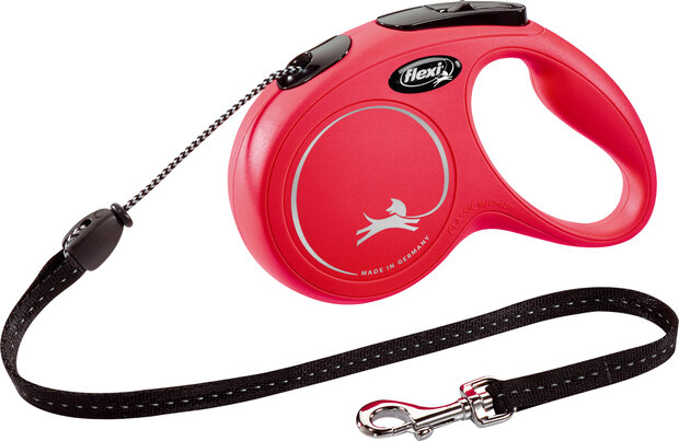 Flexi Rollijn New Classic Koord Rood