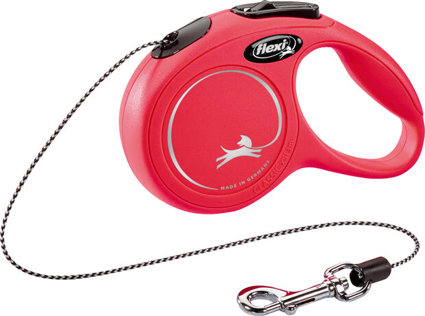 Flexi Rollijn New Classic Koord Rood