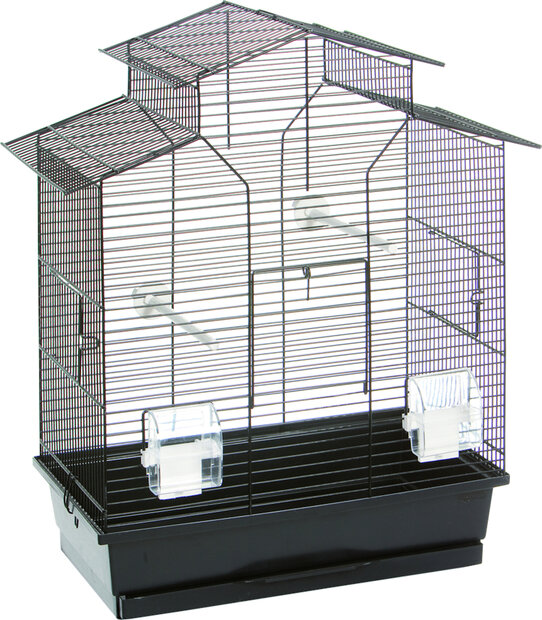 Parkietenkooi Numfor 1 Zwart Huis