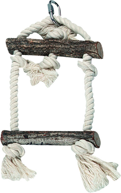 Papegaaienspeelgoed Schommel Bruin