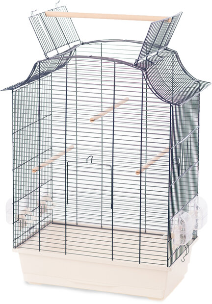 Parkietenkooi Solor Sky Blauw Wit Huis