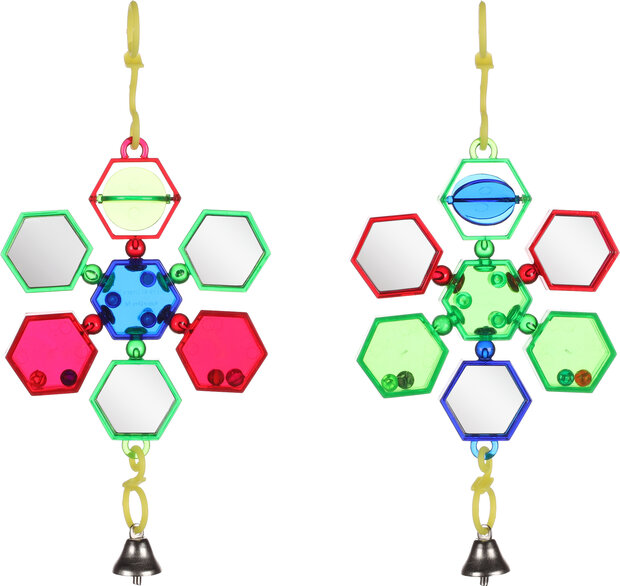 Vogelspeelgoed Delta Spiegel Meerdere kleuren