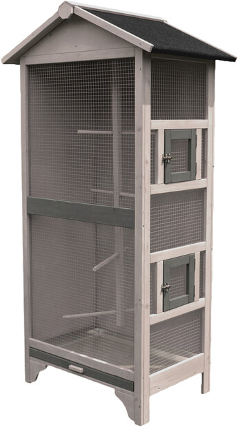 Voli&egrave;re Cottage Nevada Grijs