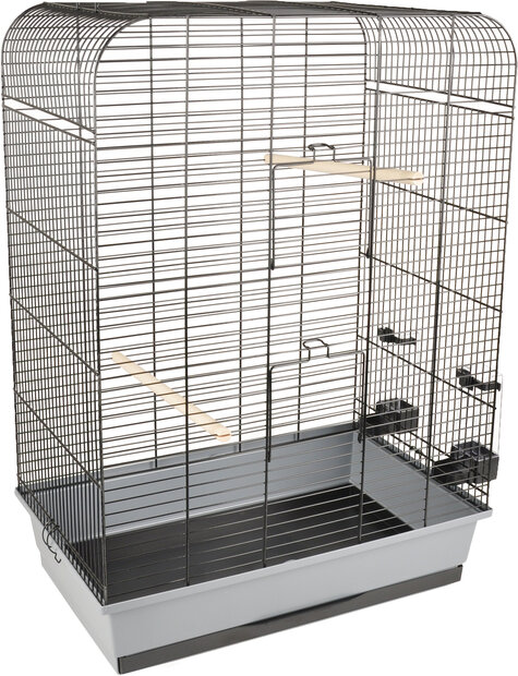 Parkietenkooi Marja Zwart Grijs