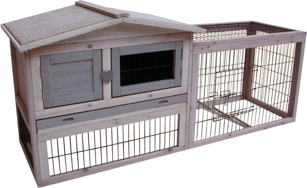 Konijnenhok Sunshine Cottage Grijs